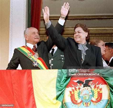 Retired Gen. Hugo Banzer Suarez and his wife Yolanda Prada 